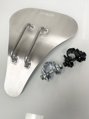 Aluminum Flat Cruiser Seat w/ seat clamp