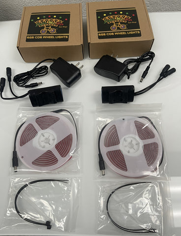 "Light Me Up" RGB COB Wheel Lights