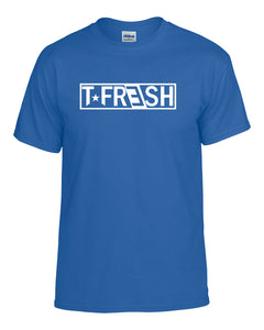 "Original Logo" Tee (Blue) w/ all white print (SOLD OUT)
