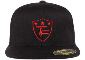 "Shield Logo" Hat - Black/Red
