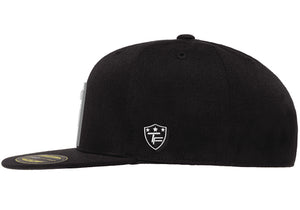 "Shield Logo" Hat - Black/White